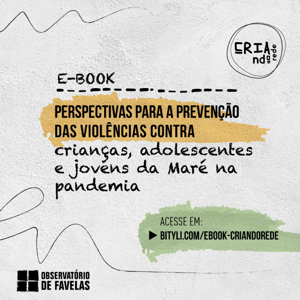 Arquivo:Card de divulgação do Ebook - Perspectivas para a prevenção das violências contra as crianças e jovens da Maré.jpeg